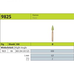 Show details for Polisher Bur 9825  Kit 2 pcs Picture of Polisher Bur 9825  Kit 2 pcs