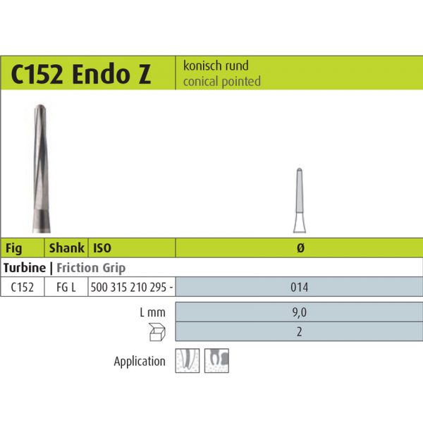 Picture of Endo Z Carbide Bur C152 FGL
